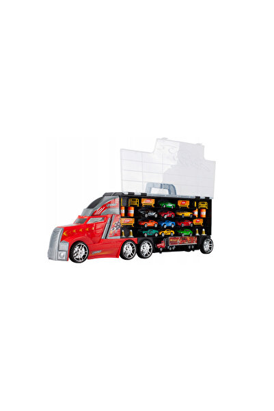 MalPlay Truck Set with Toy Cars and Play Mat, 29 Pieces