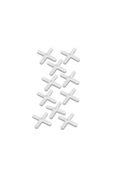 GEKO Set of cross tile spacers for floor and wall tiles, 3 mm, 150 pieces, G00444-3