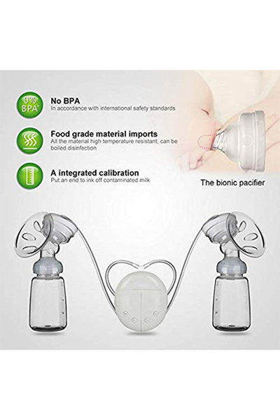 Generic Pack Of 2 Superior Wearable Hands Free Electric Painless Automatic Breastfeeding Breast Pump