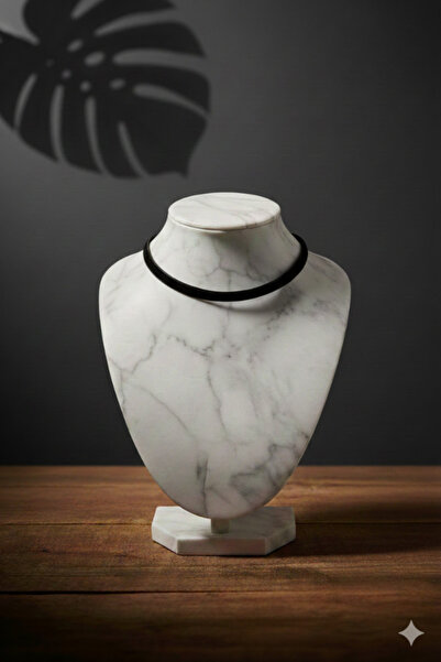 shop İnce Siyah Kadife Choker Kolye 1 cm - Minimalist Sade İp Gerdanlık Temel...