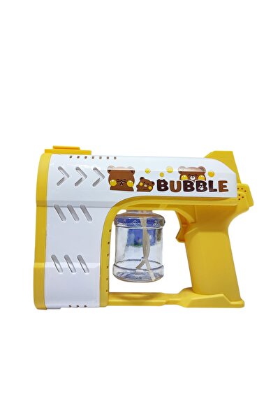 Bolfer Toys Köpük Tabancası Baloncuk Tabancası Çift Çıkışlı Pilli Işıklı