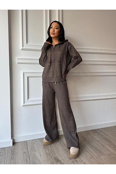 CC STORE CARISSA long two-piece set, zip-up hoodie and loose pants