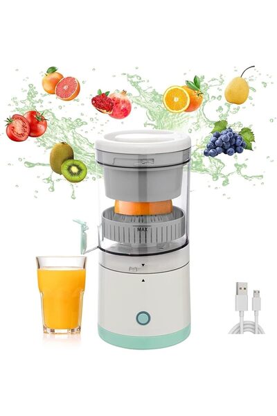 Genaric Citrus Juicer Machines Fruit Electric Orange Juicer USB Rechargeable Lemon Lime Juice Squeezer