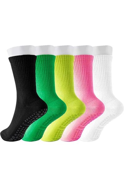 Arabest Non Slip Grip Ankle Boys and Girls Socks, Breathable Low Cut Anti Skid Socks(6 PACK)