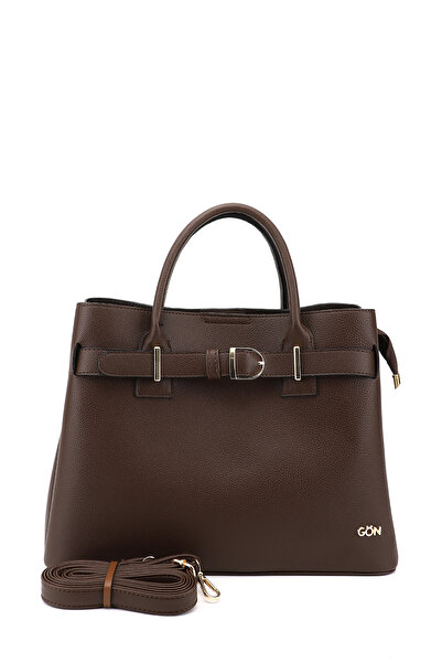 GÖNDERİ(R) Women's Brown Long Strap Hand and Shoulder Bag