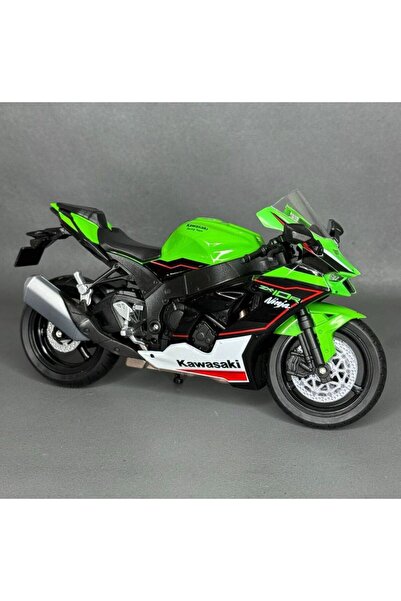MotoGarage Kawasaki Ninja ZX-10R 1:12 Diecast Motosiklet Model – Kawasaki Lisanslı Metal Maket Oyuncak & Biblo
