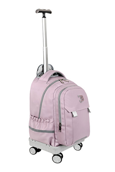 BGT BEGATİ Foldable Wheeled Backpack for Daily Use with Hidden Drawer Bag