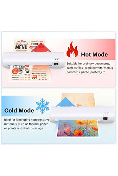 EHOME A4 Thermal Laminator Foil Applicator, 55s Warm-Up, Laminating Machine For Office, School, Crafts DIY