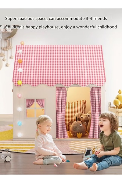 Generic Children's Play Tent House Indoor Tent Dollhouse Castle Small House Tent Princess Castle Game Tent