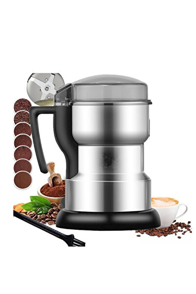 EHOME مطاحن قهوة كهربائية متعددة الوظائف، آلة طحن حبوب البن 200 جرام للحبوب والتوابل والأعشاب