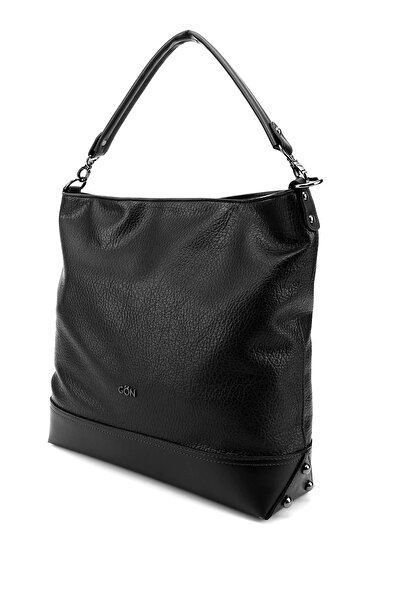 GÖNDERİ(R) Women's Black Long Strap Hand and Shoulder Bag