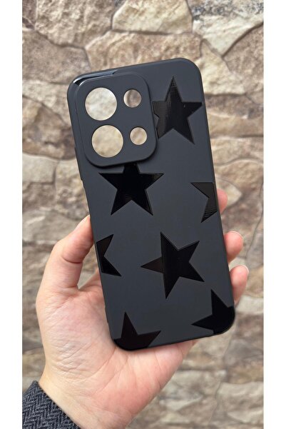 Vip Case Infinix Note 30 Compatible Star Patterned Silicone Shock-Absorbing Classic Protective Rubber Case 277