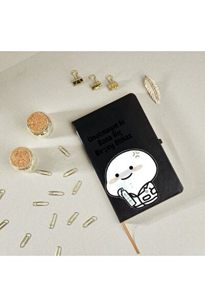 Çılgıntrend Remember, Nothing Bad Can Happen to Me Written Cute Character Design Notebook