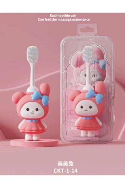 Fresh فرشاة أسنان للأطفال، فرشاة أسنان كرتونية على شكل أرنب ميمي