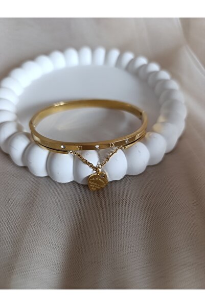 karan jewel أصفاد فولاذية ذات أيقونة