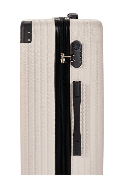 LİMRA 20-inch lightweight travel bag – 360° wheels – durable ABS material – telescopic handle – airplane cabin bag.