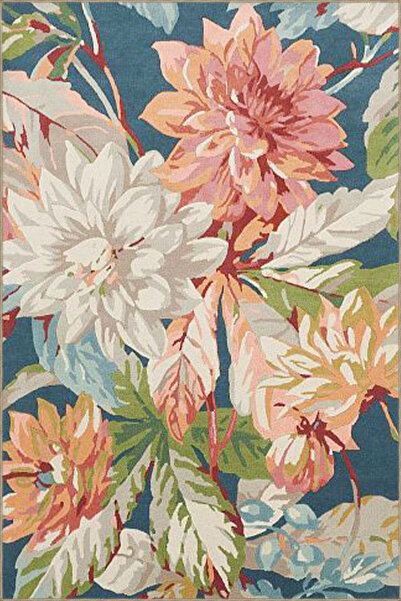 Rugs Modern Halı Berlin Floral ve Yaprak Desenli Dokuma Taban berlin537-vip828