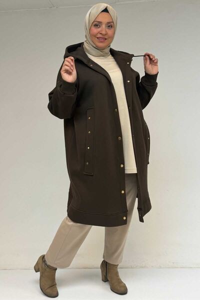 Eslina 43077 Căciulă cu trei fire cu mâneci și tiv cu nervuri, mărime mare - ...