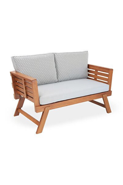 babilconcept Babil Balkon Bahçe İkili Koltuk