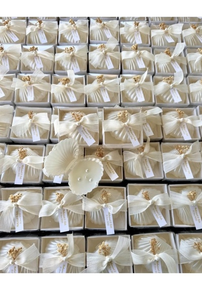 Sude Design 15 قطعة من شمع المحار # هدية # هدية # صبي # فتاة # خطوبة