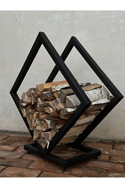 EMA METAL AHŞAPP ŞÖMİNE YANI ODUNLUK