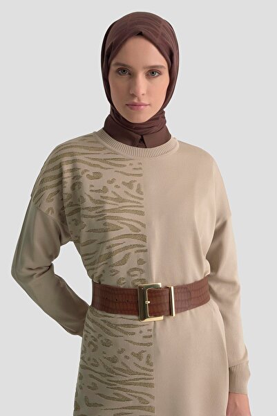 Armine TREND ΤΡΙΚΟ ΤΟΥΝΙΚ ΜΕ ΣΧΕΔΙΟ ΖΕΒΡΑ ΣΚΟΥΡΟ ΠΕΤΡΑ 25YTD4116