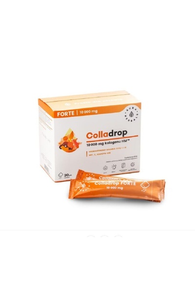 Aura Herbals Colladrop 10000mg (Collagen type 1 and 3 + Vitamin C and Coenzyme Q10) 30 sachets -