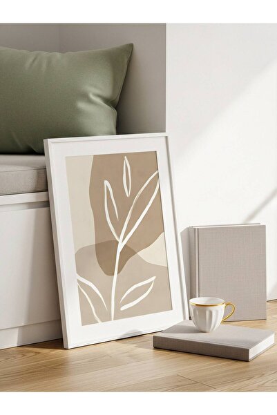 fuart.co Soyut Dal Art Bohem Dijital Baskı Poster (Çerçevesiz)