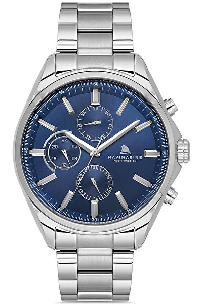 Navimarine Silver Steel Cord Men's Wristwatch L-Nm306-04