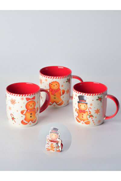 Tohana Cookie Man Themed Special Design Porcelain Mug with Paper Package