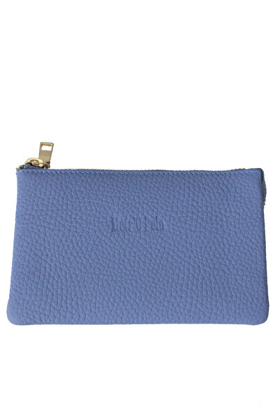 Metropolitan Mpcuz 401 Women's Unisex, Genuine Leather, Wallet Card Holder, Portfolio Blue