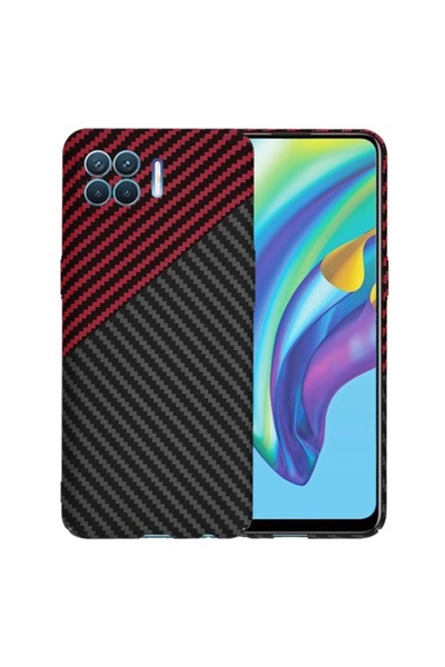 Velo Husă compatibilă cu Oppo Reno4 Lite, ergonomică W3139, Lexgard Premium, Crazy Red Vortex