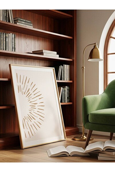 fuart.co Altın Fırça Art Bohem Dijital Baskı Poster (Çerçevesiz)