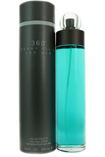Perry Ellis 360 For Men Eau De Toilette Spray 6.7 Ounces, clear