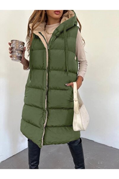 HİJABAYA Двулицева жилетка с качулка