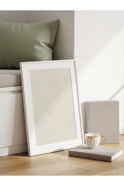 fuart.co Mimari Akış Art Bohem Dijital Baskı Poster (Çerçevesiz)