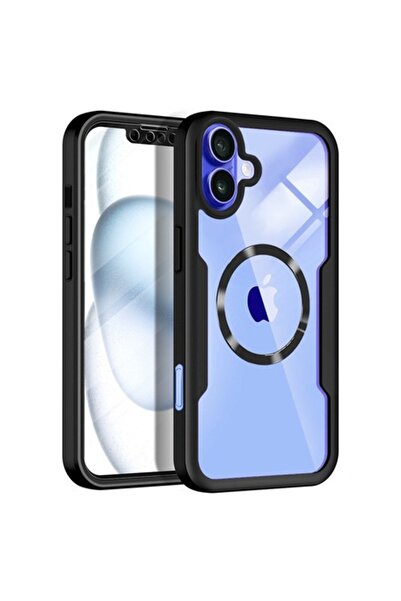 Techsuit Carcasă pentru iPhone 16 + protecție de ecran, stil avansat W2212, p...