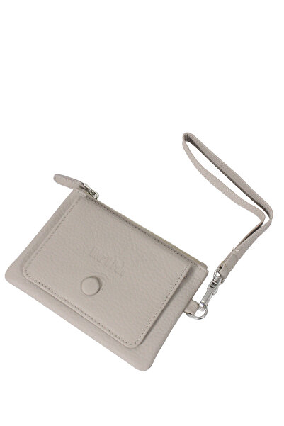Metropolitan Mpcuz 103 Women's Unisex, Genuine Leather, Wallet Card Holder Light Gray