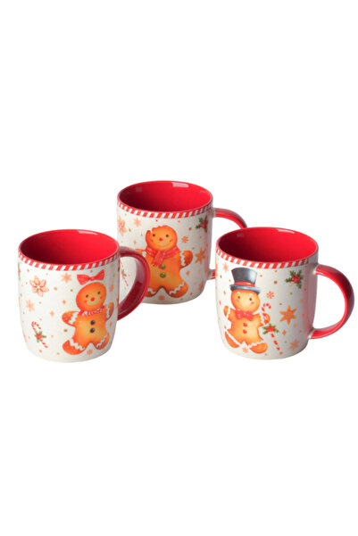 Tohana Cookie Man Themed Special Design Porcelain Mug with Paper Package