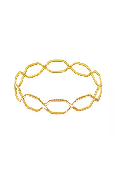 19 gr 22 Ayar İşçiliksiz Ataç Ajda Bilezik TPAA019-1