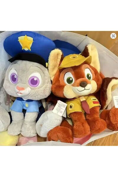 victiny Set of 2 Plush Toys Zootopia - Nick Wilde & Judy Hopps, 55 cm -