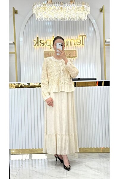 Lissmore فستان جيليه بتصميم موتيف