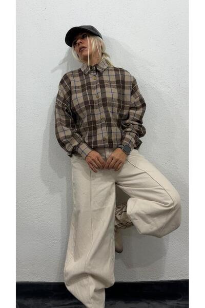 NUNU365COM NuNu By Retro Oversize Oduncu Gömlek