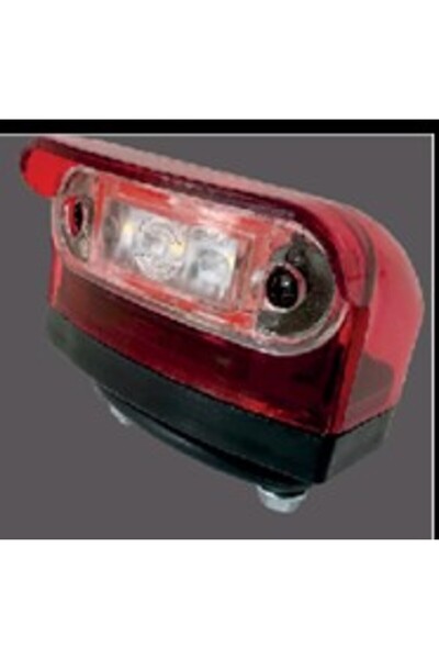 TIRSA LEDLİ PLAKA LAMBASI KIRMIZI