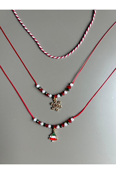 UMA Kids New Year's Themed Charm Beaded Design Bracelet Set - 2 Pieces