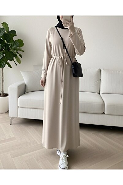 HİJABAYA Φόρεμα με στρογγυλή λαιμόκοψη και δέσιμο στη μέση