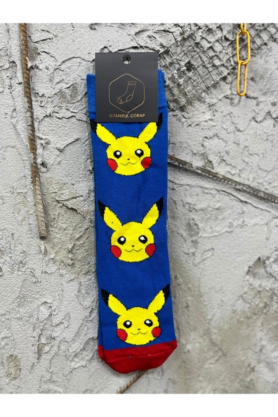 İstanbul Çorap Unisex Printed Design Socket Socks