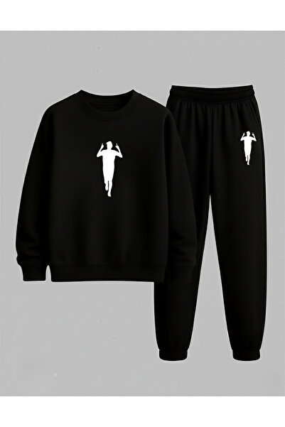 LORVEX Swea tricou - Set Trening Copii Decolteu Rotund MÂNĂRILE SUS Imprimat ...