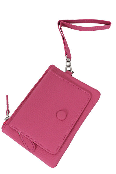 Metropolitan Mpcuz 103 Women's Unisex, Genuine Leather, Wallet Card Holder Pink