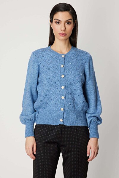 ON Pearl buttoned knit cardigan